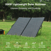 ACOPOWER PLK Portable Solar Panel Kit, Lightweight 20A Charge Controller——200W, 100W